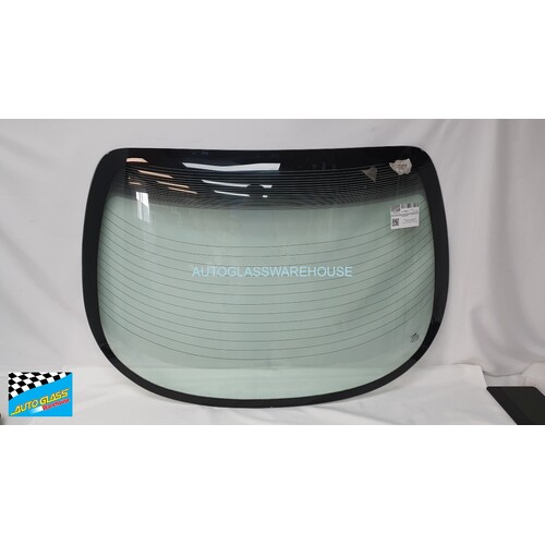 HYUNDAI S COUPE 5/1990 to 6/1996 - 2DR COUPE - REAR WINDSCREEN GLASS - HEATED - GREEN (WITH SPOILER & WITHOUT BRAKE LIGHT IN WINDOW) - NEW