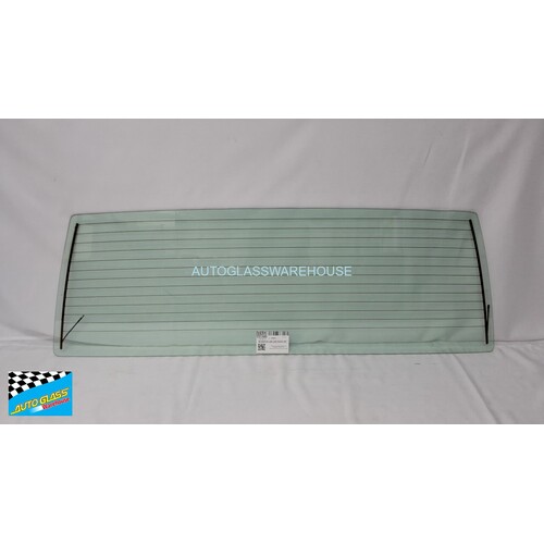 JEEP CHEROKEE JB8 I - 4/1994 to 7/1997 - 4DR WAGON - REAR WINDSCREEN GLASS - GREEN - HEATED - (STRING IN) - NEW