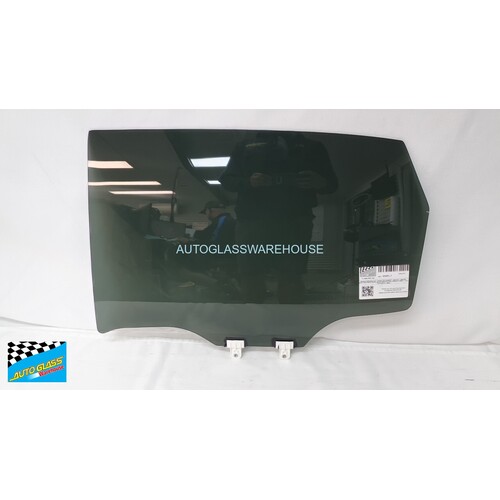 NISSAN QASHQAI J12 - 10/2022 TO CURRENT - 5DR SUV - PASSENGER - LEFT SIDE REAR DOOR GLASS (WITH FITTING, PRIVACY GREY) - CALL FOR STOCK - NEW