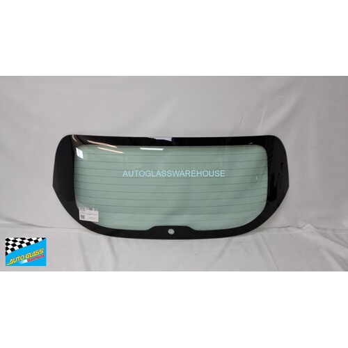 NISSAN QASHQAI J12 - 10/2022 TO CURRENT - 5DR SUV - REAR WINDSCREEN GLASS (SOLAR TINT, HEATED, 1 HOLE) - CALL FOR STOCK - NEW