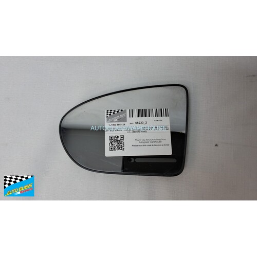 NISSAN DUALIS J10- 10/2007 to - 6/2014 - 5DR WAGON - PASSENGERS - LEFT SIDE MIRROR - CURVED WITH BACKING PLATE - (OEM) - (3001-845 LH) - (SECOND HAND)