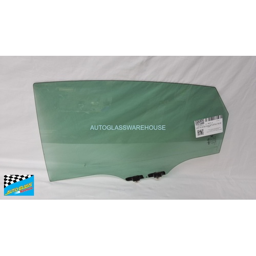 HONDA CIVIC 10th GEN - FC1/FC6 FK4/FK5 - 5/2016 to 11/2021- 4DR SEDAN - LEFT SIDE REAR DOOR GLASS - DARK GREEN - (SECOND-HAND)