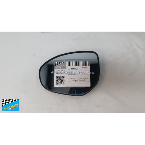 MAZDA 6 GH - 1/2008 to 12/2012 - 4DR WAGON - PASSENGERS - LEFT SIDE CURVED MIRROR - GENUINE - WITH BACKING PLATE D651 - (SECOND-HAND)